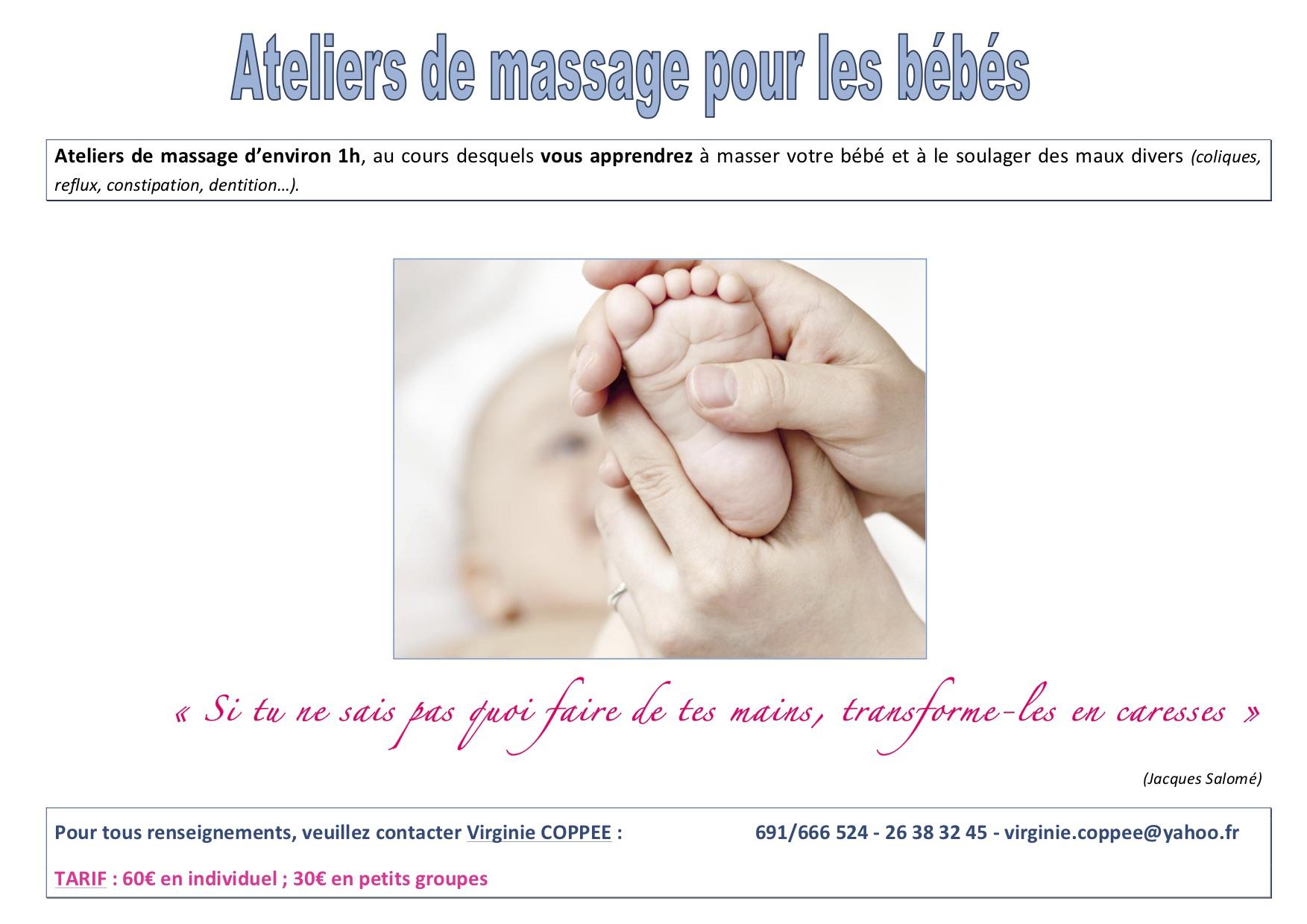 massage bébé